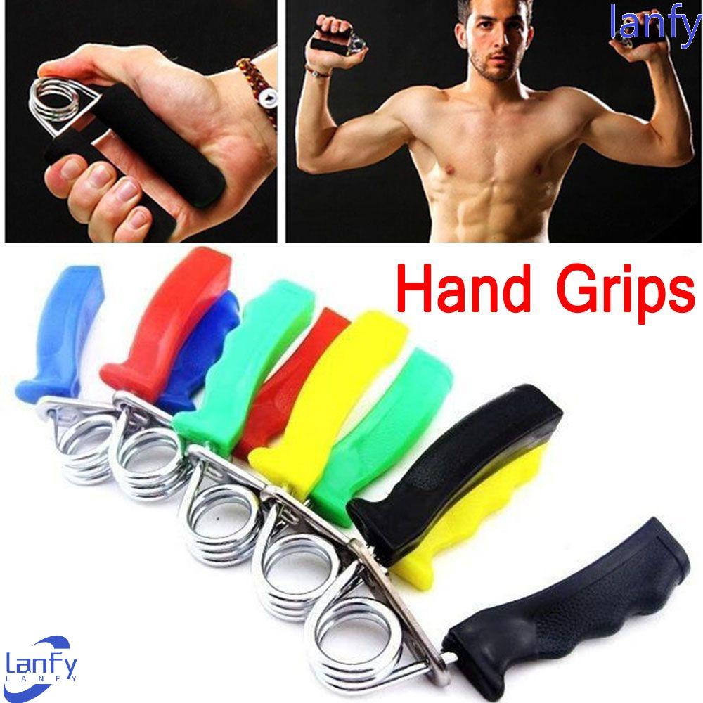 Lanfy Hand Grips Sport Steel Forearm Berolahraga Pemulihan Daya Latihan Berat Kekuatan Fitness Pelatihan Otot Pergelangan Tangan