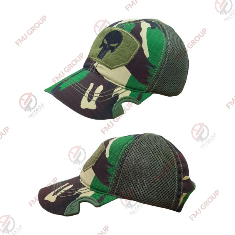 Topi Coak Tactical Punisher Premium / Topi Tactical Punisher Baseball Cap / Topi Baseball Coak Punisher - Loreng Malvinas