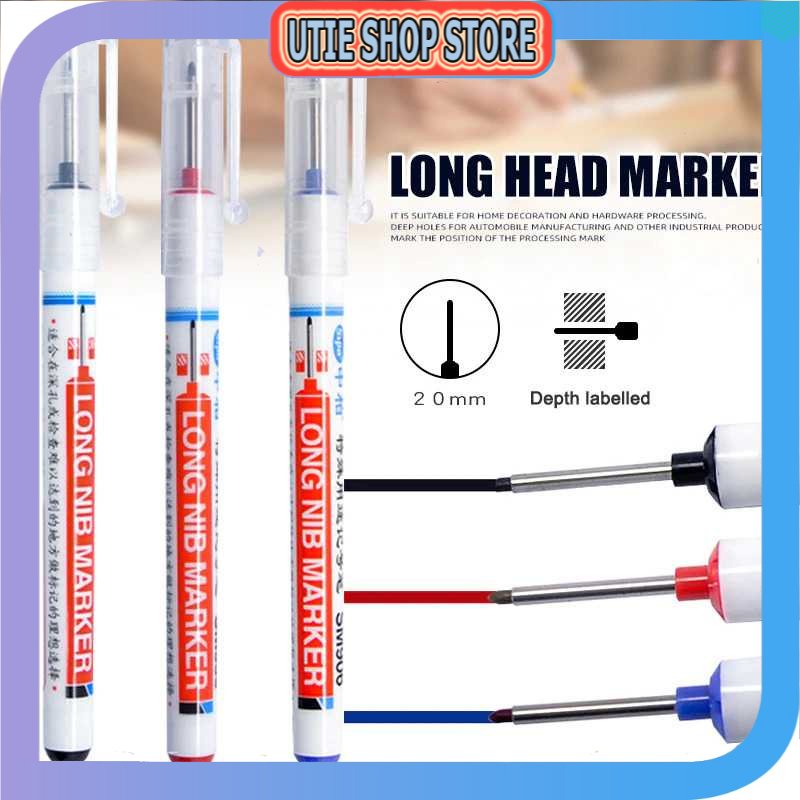 

UTIE STORE - XIN NIAN Spidol Kepala Panjang Long Nib Head Marker Waterproof - 317