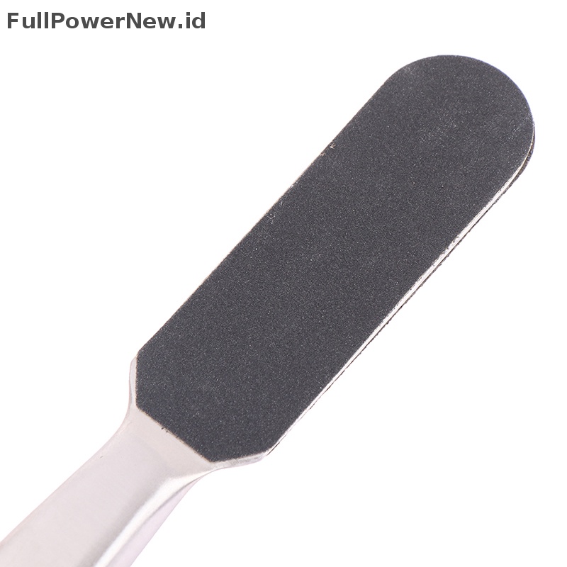 Power Stainless Steel Pedicure Foot File Kulit Mati Keras Callus Remover Penggiling Kaki ID