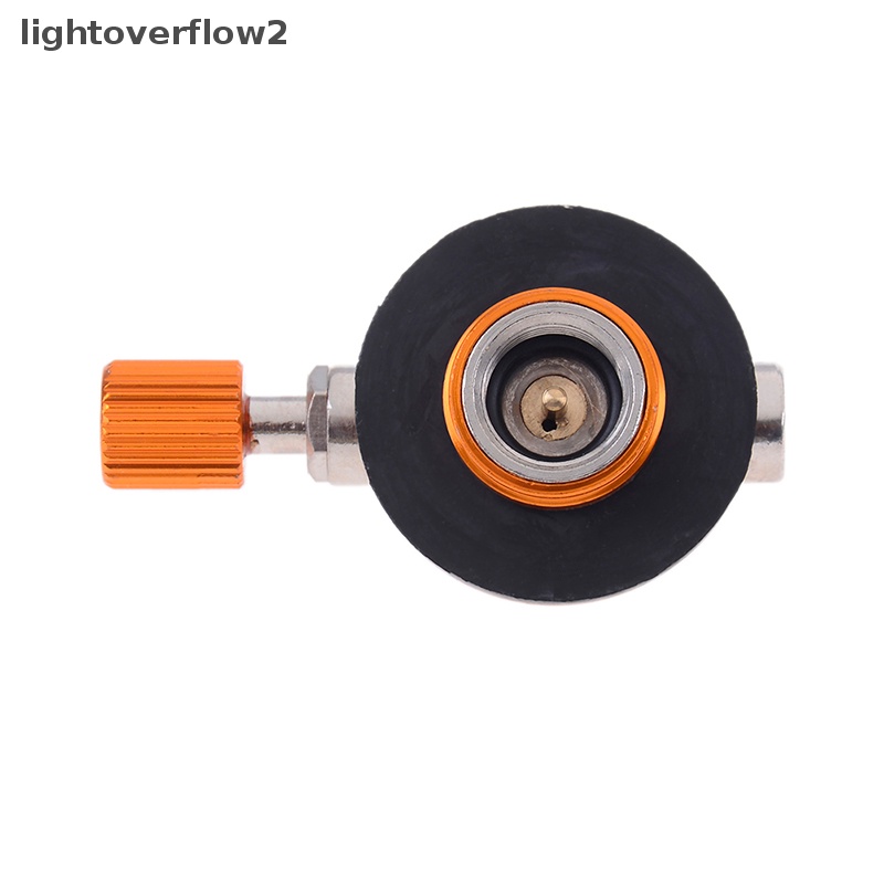 [lightoverflow2] Katup Kompor Gas Tabung Datar switching charging inflatable valve adapter [ID]