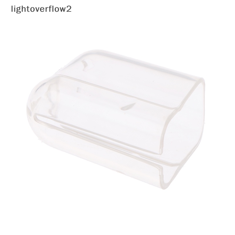 [lightoverflow2] 4pcs Toothbrush Cover Penutup Pelindung Kepala Sikat Gigi Case Lids Cap Travel Suit [ID]