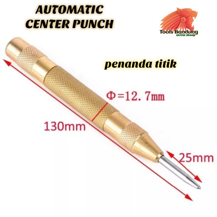 

PENANDA TITIK BOR SENTER PEN AUTOMATIC CENTER PUNCH ALAT MARKING BESI PENITIK LUBANG PADA BESI