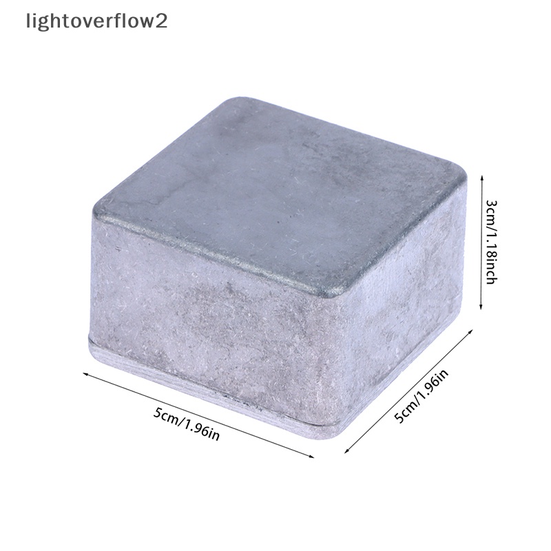 [lightoverflow2] Aluminium Enclosure Electronic Diecast Stompbox Project Box 1590LB 50 * 50 * 3mm [ID]