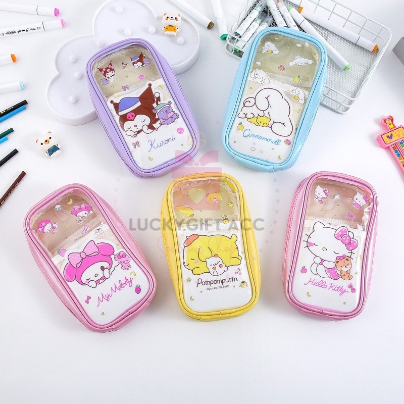 

KOTAK PENSIL TERBARU SANRIO 3 SEKAT / KOTAK PENSIL PVC AESTHETIC/ PENCIL CASE SANRIO PPREMIUM TEMPAT PENSIL KUOMI MELODY CINNAMOROLL