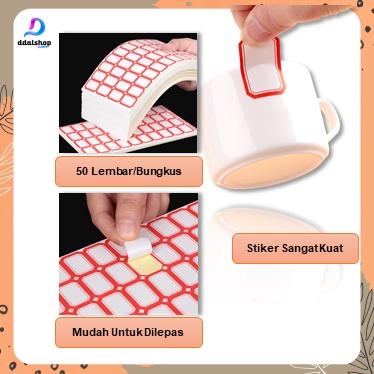 

Stiker Label Kosong Untuk Harga Makanan Barang Kertas Sticker Dengan Perekat