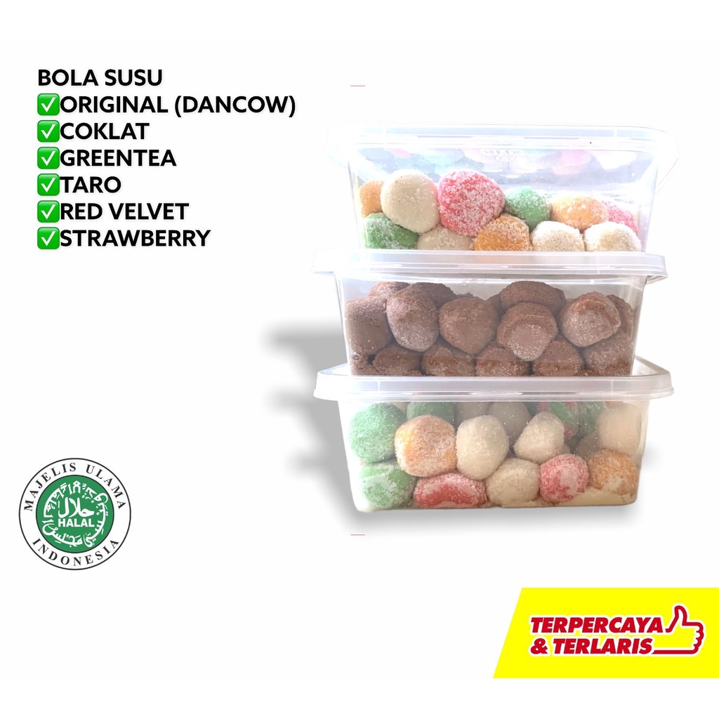 bosu bola susu dancow Bola mutiara isi 40 Permen bola coklat taro strawberry Bola mini bola bola sus