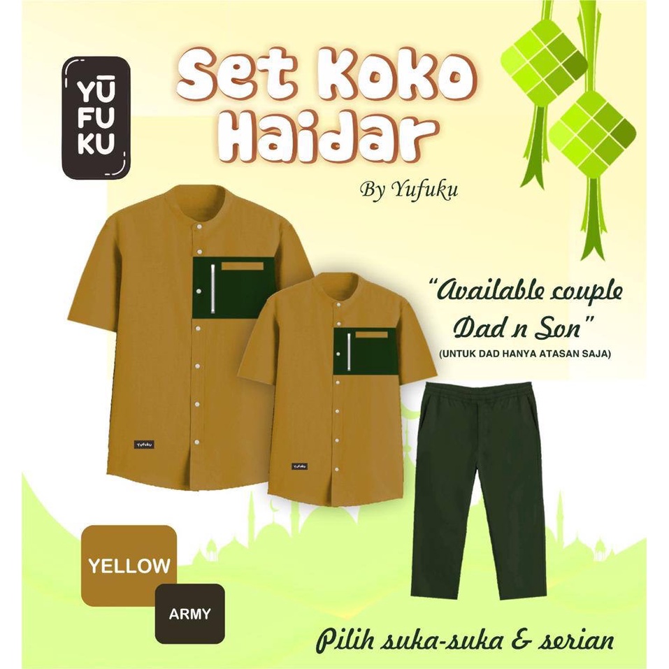 SET KOKO HAIDAR Yufuku