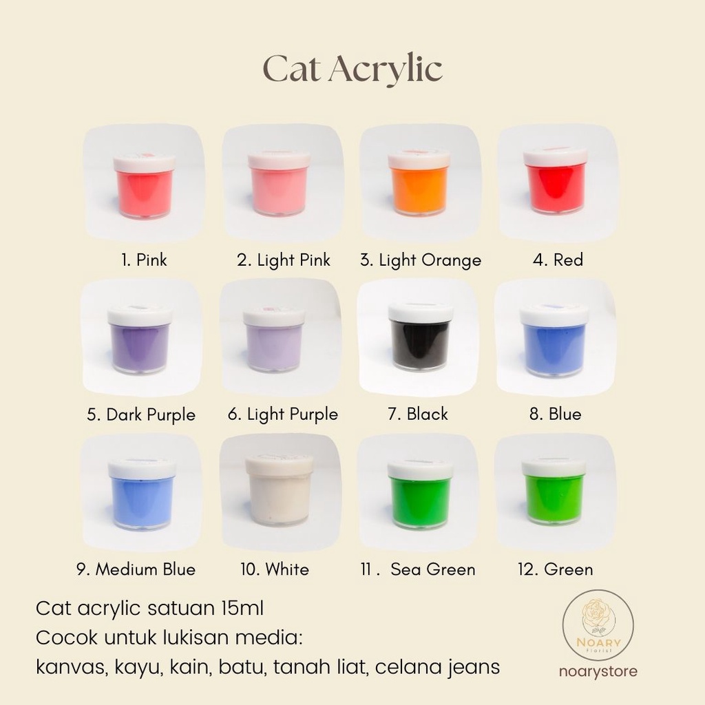 POM ACRYLIC COLOR / Cat Acrylic Premium Color