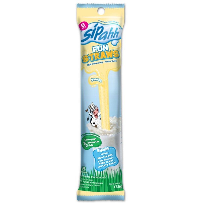 

ARS04 Sipahh fun straw rasa banana isi 5