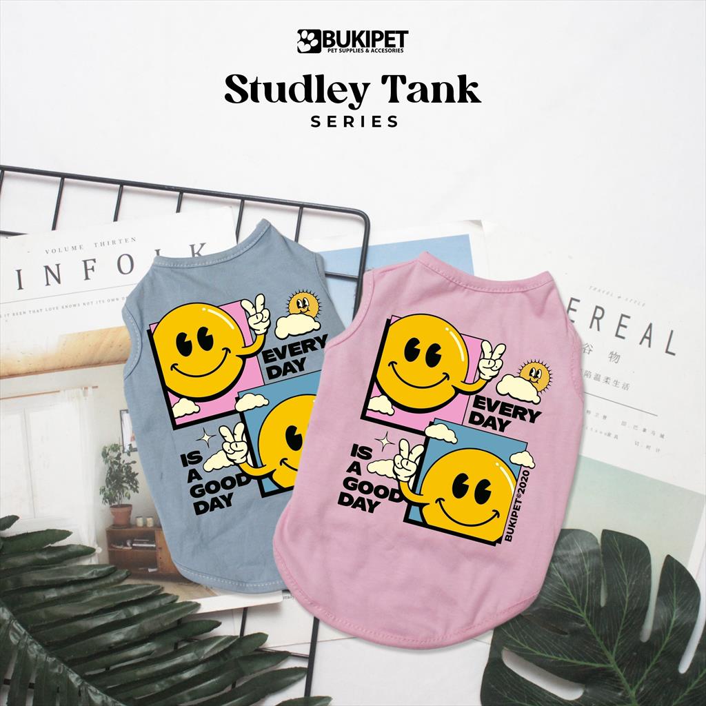 baju kucing anjing kelinci monyet lucu murah aksesoris hewan kecil - STUDLEY TANK SERIES