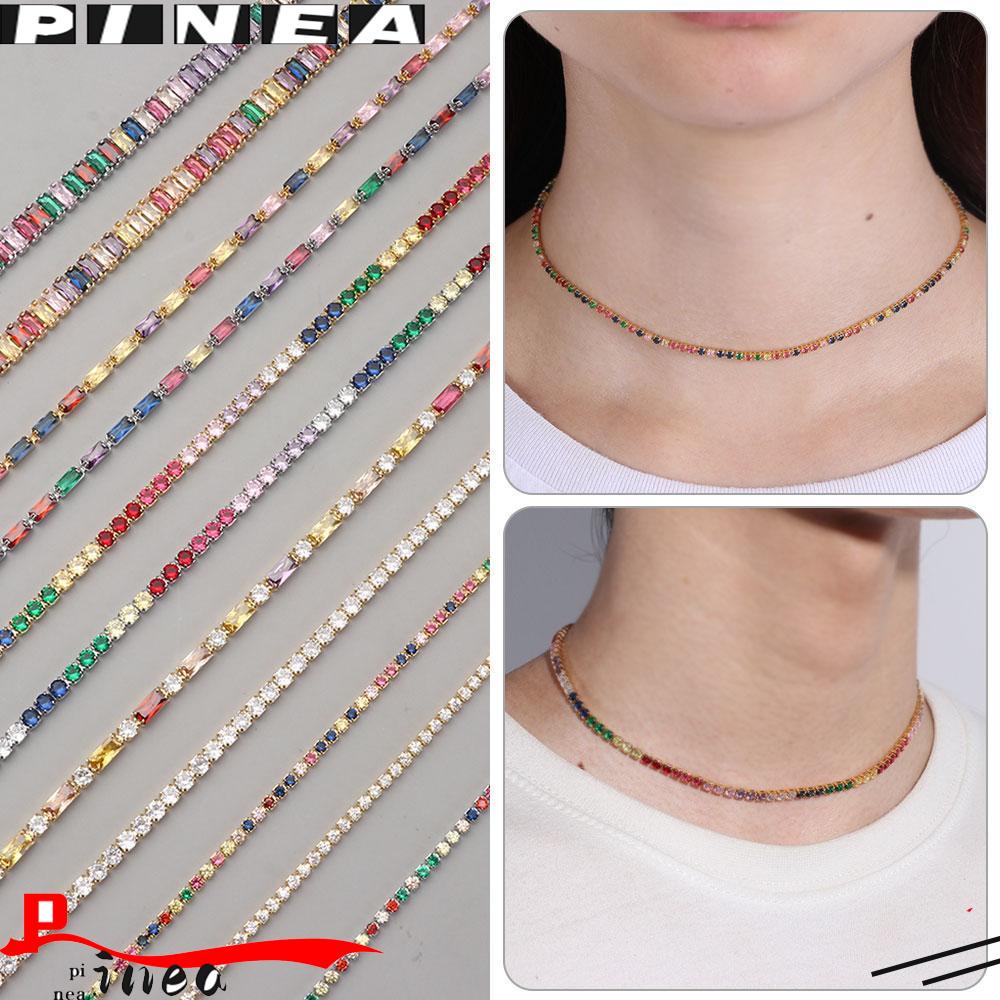 Nanas Ncecklace Mewah Shiny Fashion Diamond Link Rantai