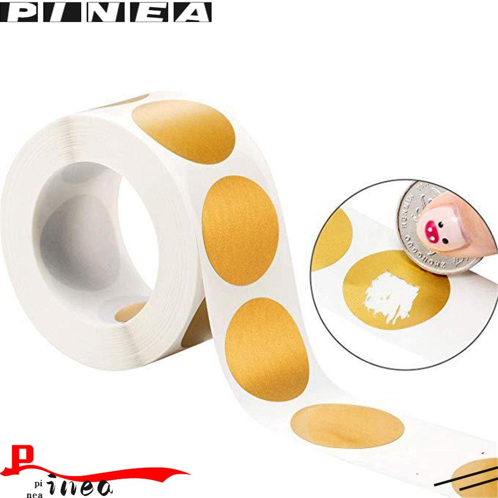 Pineapple 300/600pcs Scratch Off Sticker Kartu Label Perlengkapan Pesta Kosong Bulat