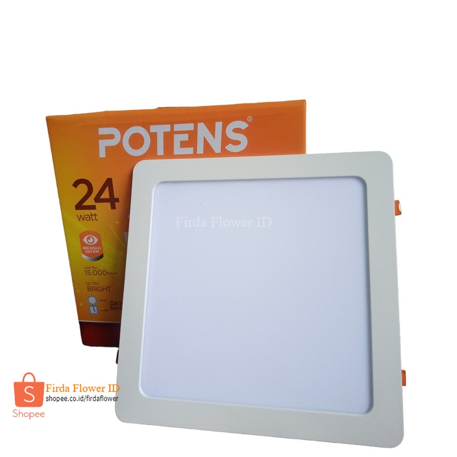 Downlight Led 24 Watt Kotak Inbow Led Panel Light lampu plafon 30x30 cm