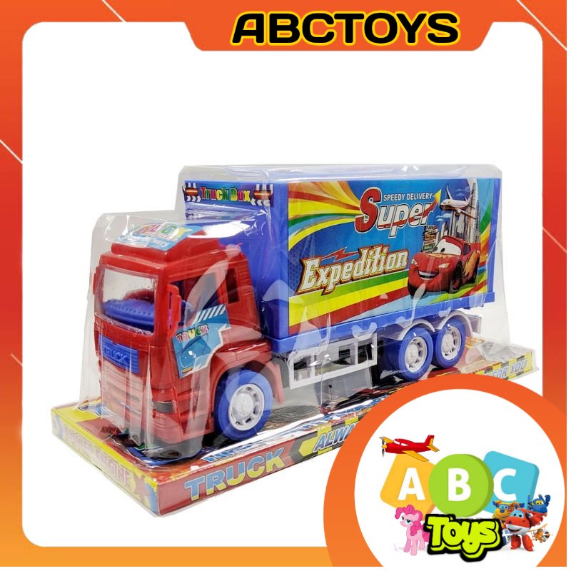 Mainan Anak Truk Box/Mainan Truk Paket/Mainan Anak Truk