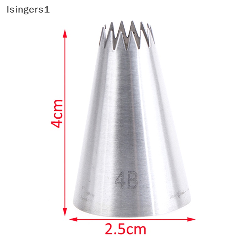 [lsingers1] 4b# Icing Piping Nozzle Nozel Pastry Tips Cookies Kue Decorag Tools Butik