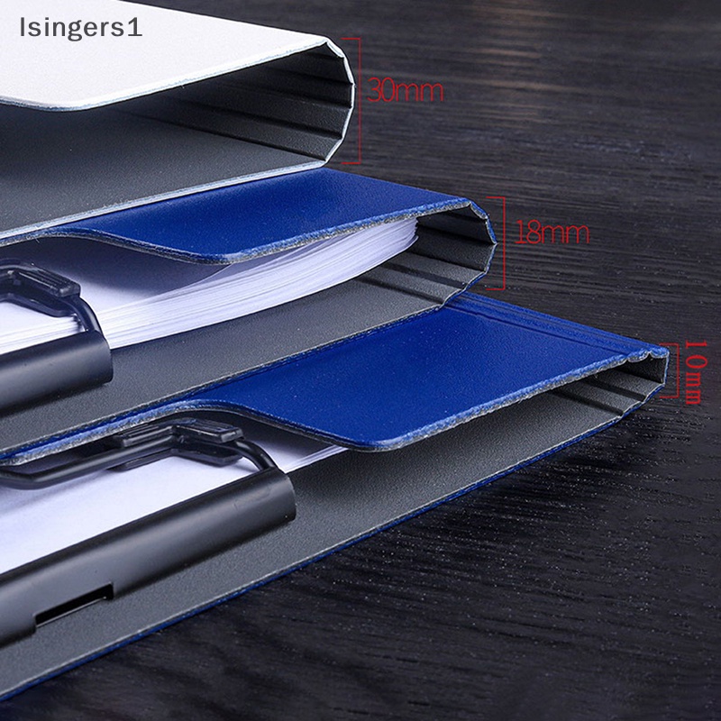[lsingers1] A4 File Folder Clipboard Wrig Pad Memo Clip Board Double Clips Organizer Butik