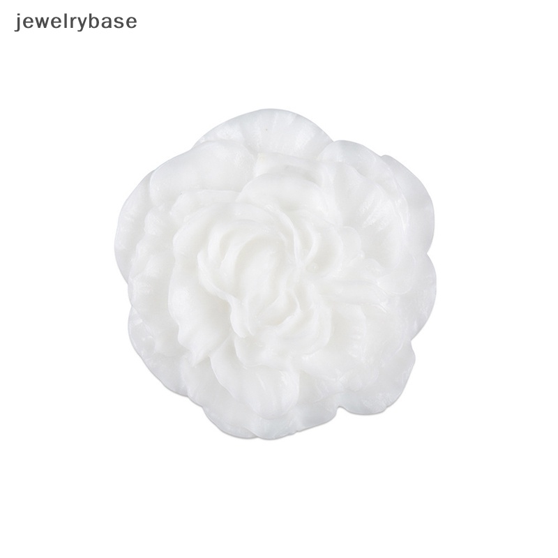 [jewelrybase] Cetakan Silikon Bunga Peony Wedding Cupcake Topper Fondant Kue Decorag Alat Butik