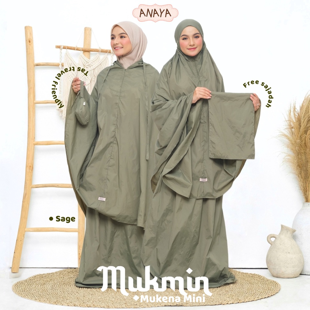 ANAYA - MUKMIN ( MUKENA MINI ) MUKENA TRAVEL PARASUT SIMPLE KECIL RINGAN MINI