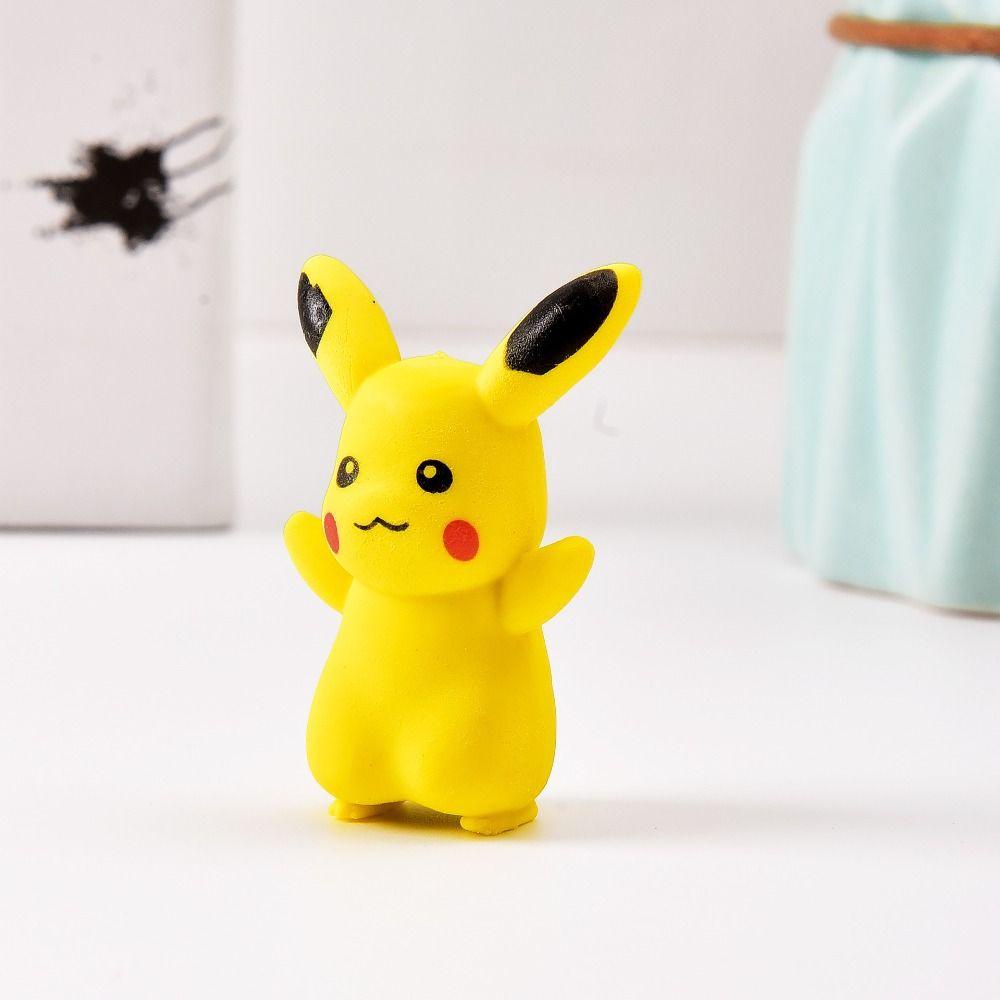 Lanfy Pokemon Pikachu Eraser Lucu Lucu Tanpa Debu Kreatif Tanpa Jejak Siswa Alat Tulis Menulis Menggambar Eraser