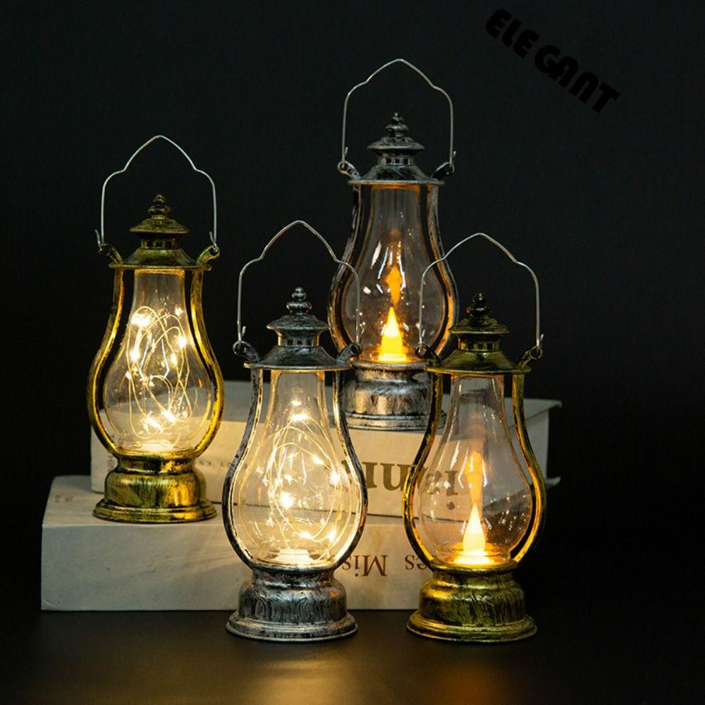 [Elegan] Lampu Minyak Mini Tembaga Dekorasi Rumah Hiasan Gantung Indoor Table Decor Night Light