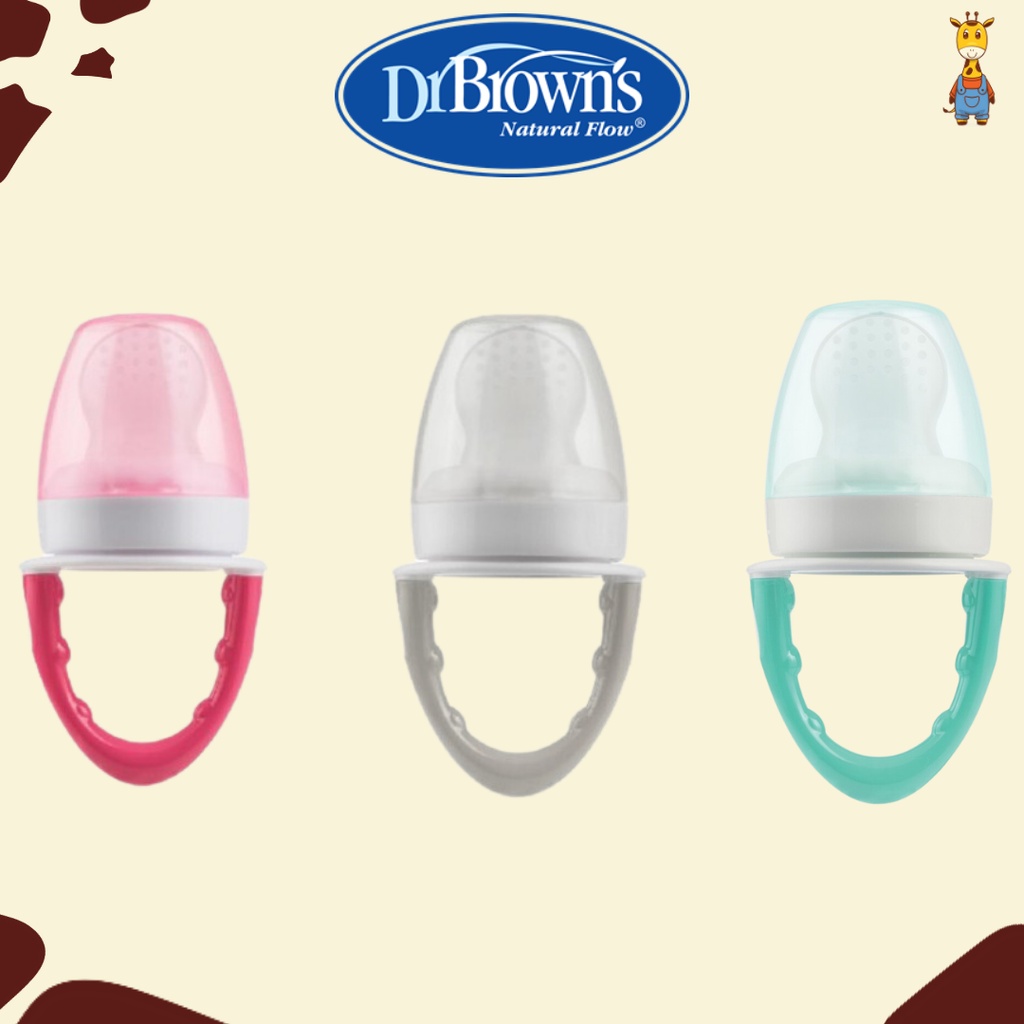 Dr. Brown's Fresh Firsts Silicone Feeder 1 Pack / Perlengkapan Makan Anak / Empeng Buah