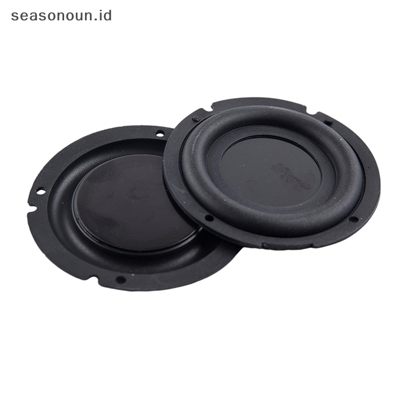 Seasonoun Bass Radiator Speaker Diafragma Speaker Radiator Bass Pasif Diafragma 57mm Bantu Memperkuat Woofer Membran Getaran Diafragma Karet Diafragma Woofer Diy Aksesoris.