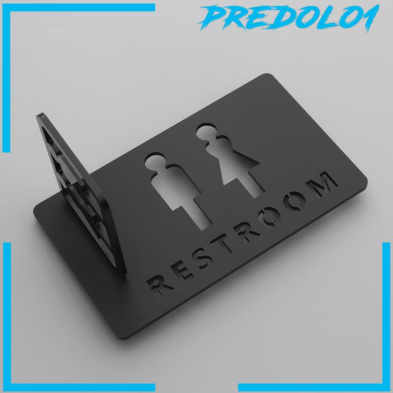 [Predolo1] Tanda Kamar Mandi Tempel Samping Dekorasi Simbol Toilet Untuk Tempat Umum Shop