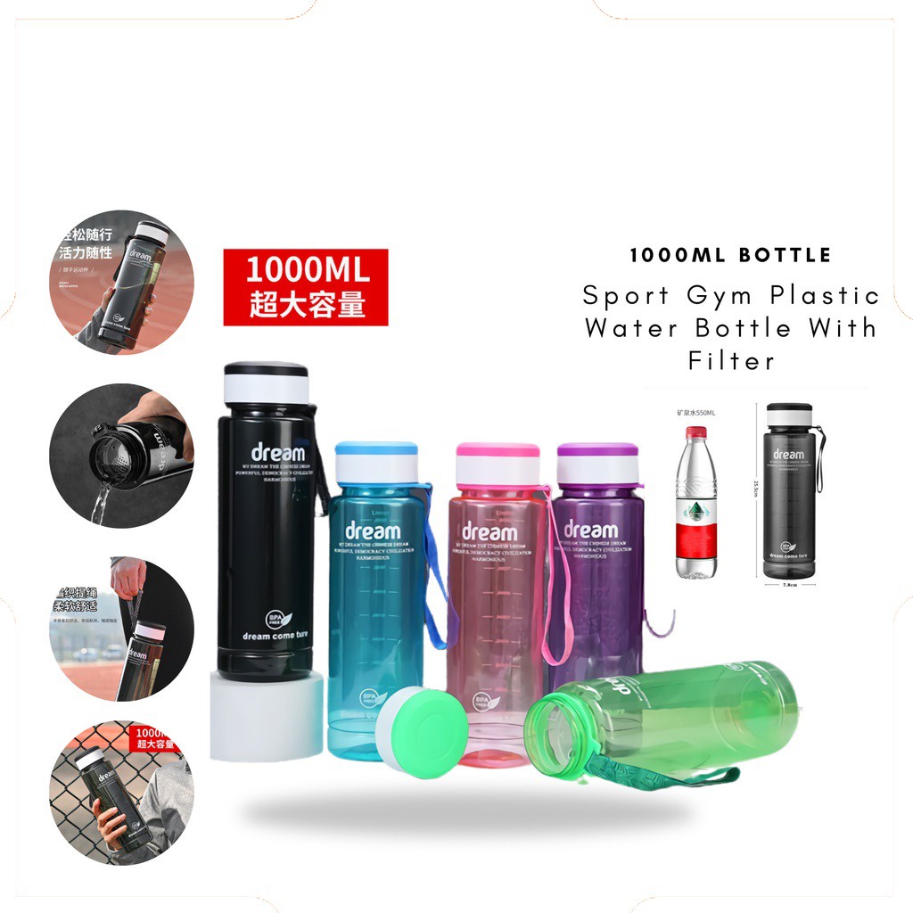 [ ABJ ] Botol Dream 1 Liter Botol Sport Botol Air Minum