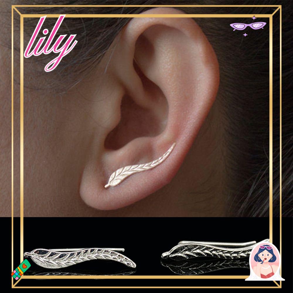 Lily Klip Telinga Perhiasan Aksesoris Hadiah Untuk Wanita Gadis Kepribadian Ear Wrap