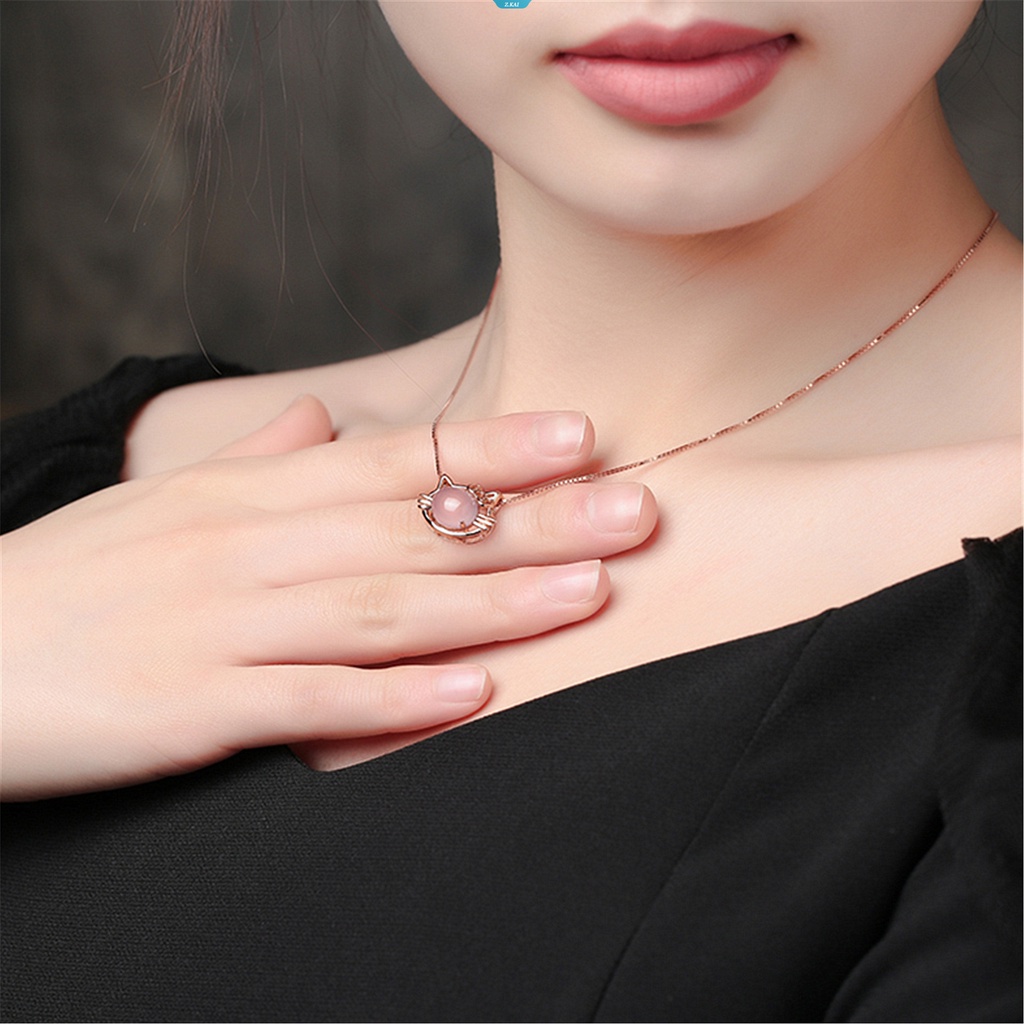 Hellokitty Sanrio Kawali Kalung Liontin Pink Berlian Ornamen Serbaguna Trend Ins Anime Teman Hadiah Ulang Tahun Mainan Untuk Anak Perempuan [ZK]