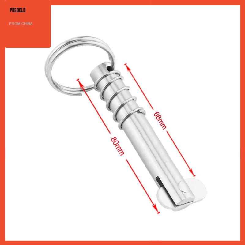 [Predolo] Pin Pelepas Cepat Bahan Stainless Steel 10x80mm Untuk Engsel Deck Atas Bimini Laut