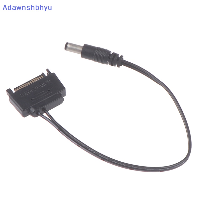 Adhyu 1Pc SATA Male to DC 5.5 * 2.1mm 12V power supply Kabel SATA Ke DC 20cm ID