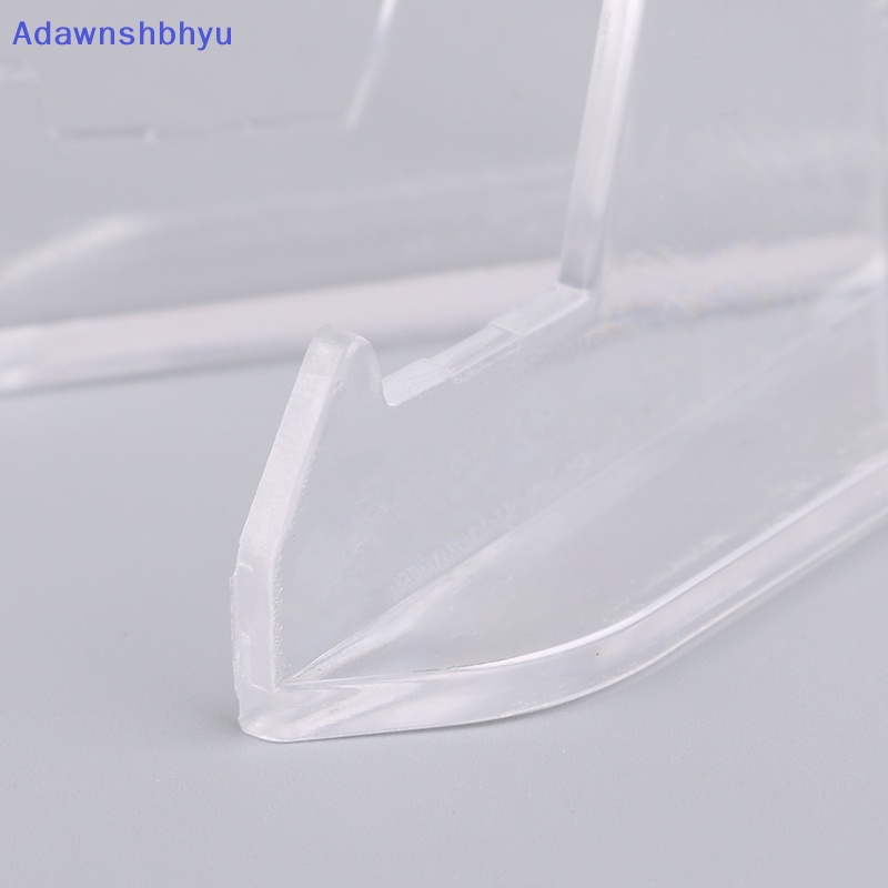 Adhyu 2Pcs Pajangan Kartu Show Stand Akrilik Jewellery Stand Holder Collectible Holder ID