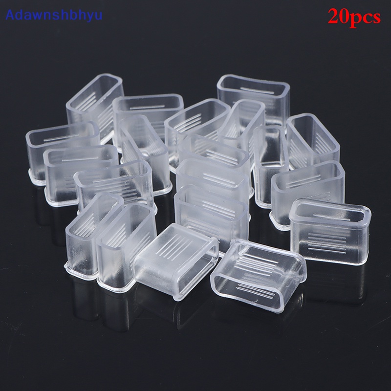 Adhyu 20pcs Karet Whistle Cover Pelindung Mulut Aksesoris Peluit Putih Bantalan ID