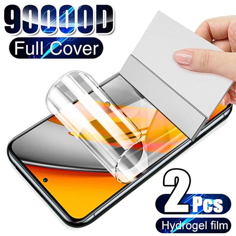 2pcs Film Hidrogel Untuk Xiaomi Mi 13 12 12T 12S 11x11t 11 10T 10 Pro Lite Pelindung Layar Ultra Untuk Xiaomi 10remaja 10i 12x11i HyperCharge