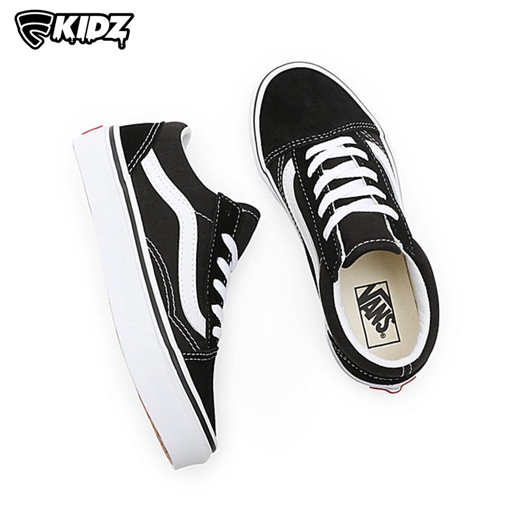 SEPATU ANAK VANS OFF THE WALL | UY OLD SKOOL BLACK WHITE