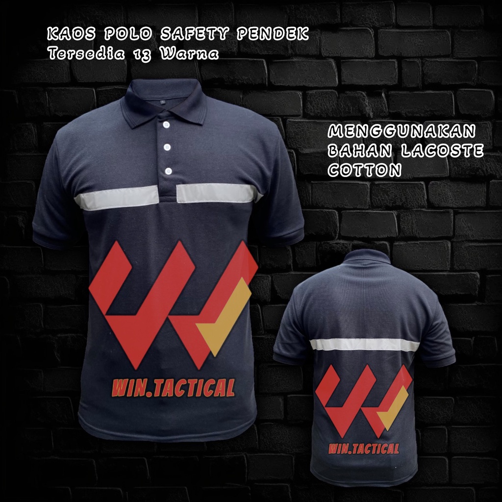 KAOS SAFETY FIRST KAOS KERAH SAFETY FIRST SKOTLIGHT CUSTOM KAOS POLO PERUSAHAAN