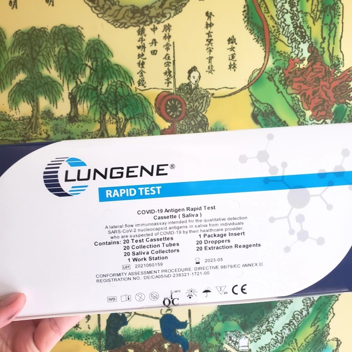 Lungene Saliva Antigen Test isi 20T