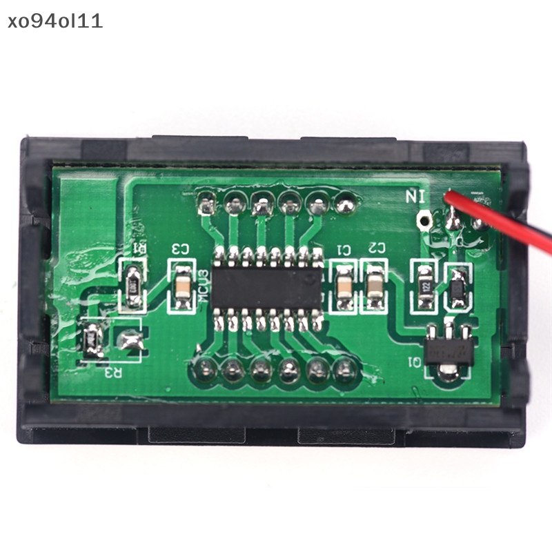 Xo Mini voltmeter tester Digital voltage test DC 0-30V Merah Mobil Otomatis LW SZUS OL