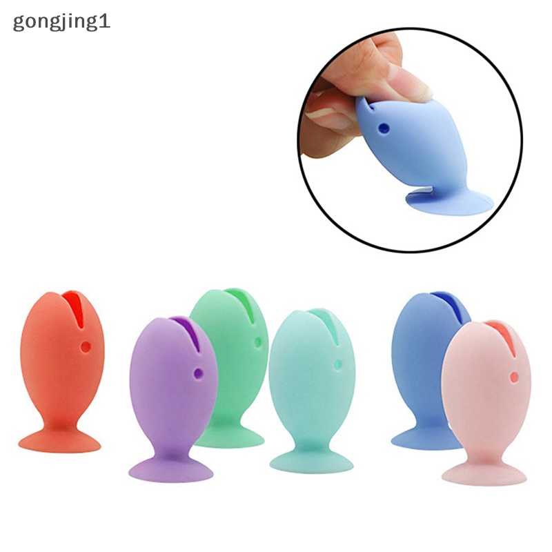 Ggg Kartun Hewan Tempat Sikat Gigi Silikon Ikan Kecil Toothbrush Head Covers Portable Travel Toothbrush Penutup Kepala Pelindung ID