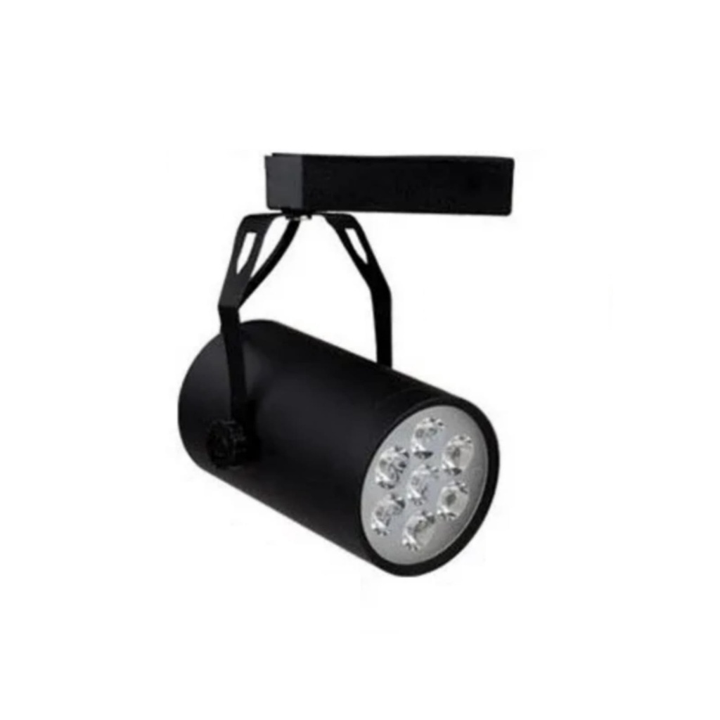 Lampu SpotLight Rail LED 7W 12W  Lampu Sorot Track Rell Rel Spotlight Hitam Putih