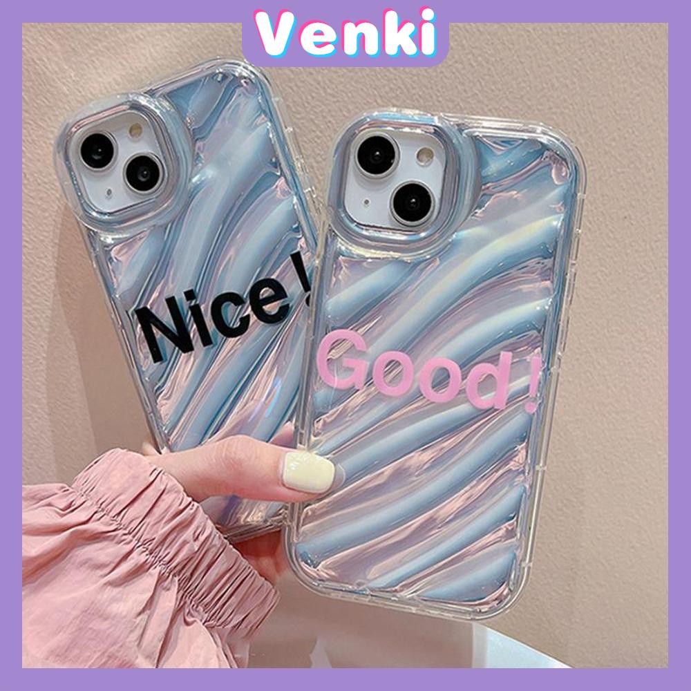 VENKI - For iPhone 11 iPhone Case Laser Reflective Transparent Phone Case TPU Soft Shockproof Airbag Case Protection Nice Good Compatible with iPhone 14 13 Pro max 12 Pro Max xr xs