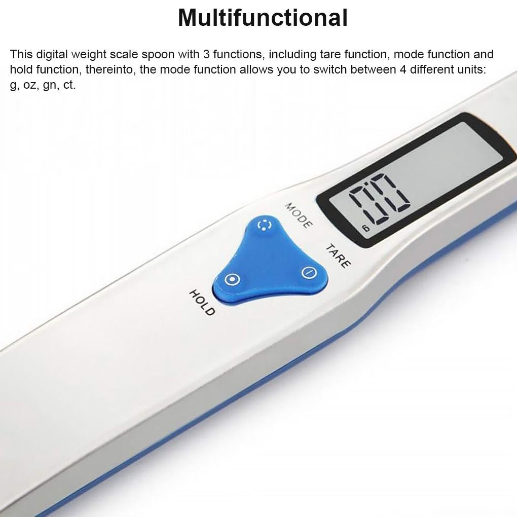 Kitchen Scale Display Sendok Digital Presisi Tinggi Timbang Cangkir Timbangan Berat Makanan Baterai Dicharge Berat Masak