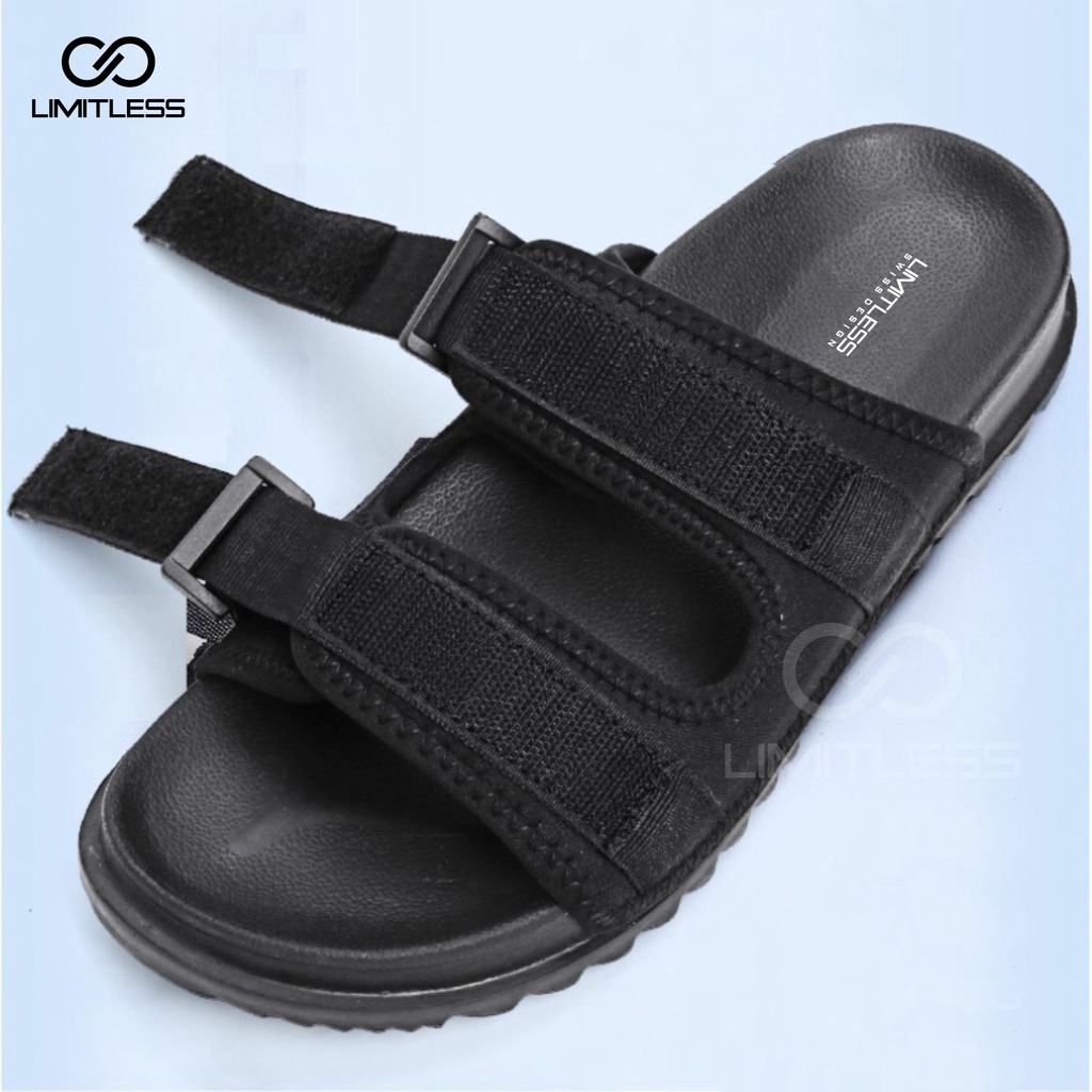 Sandal Selop Pria Terbaru 2023 Sandal Cowok Slip On Premium Kekinian Trendy Sandal Pria Casual Santai Anti Slip