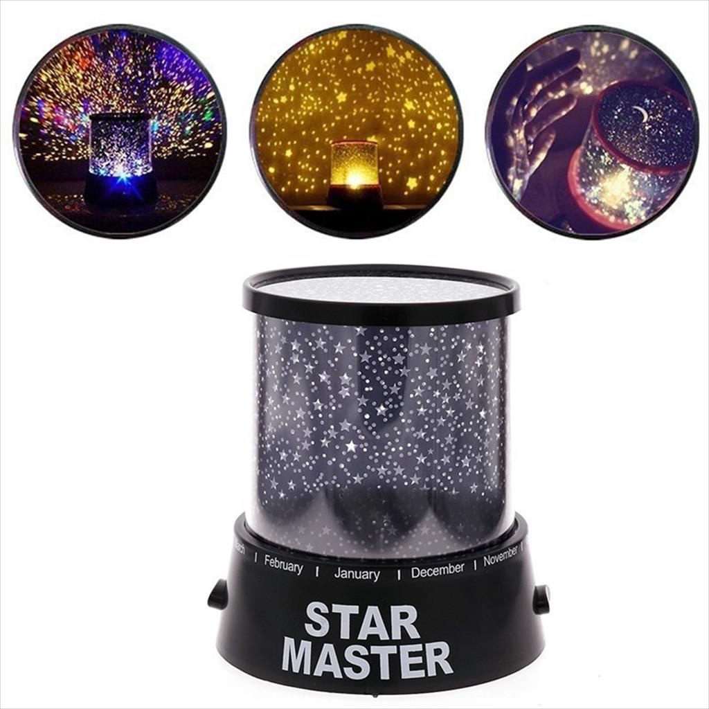 Lampu tidur proyektor LED star master bulan bintang H28305