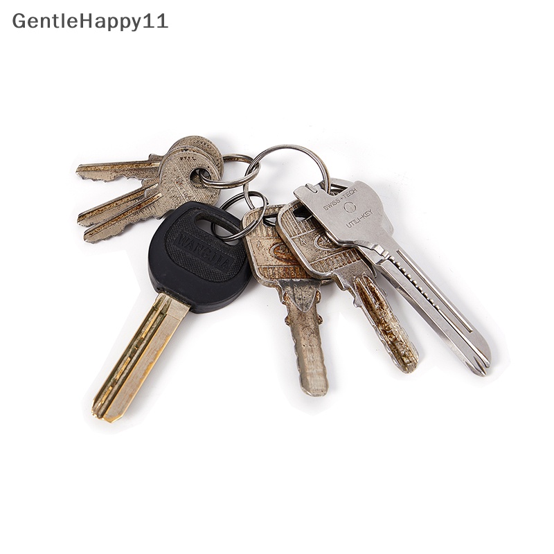 Gentlehappy 6in1 Multi Pocket Keytool Carabiner Gantungan Kunci Serbaguna Gadget Clip Gear id