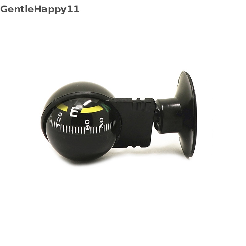 Gentlehappy New Rotasi 360derajat Tahan Air Navigasi Kendaraan Berbentuk Bola Kompas Mobil Dengan Suction Cup id