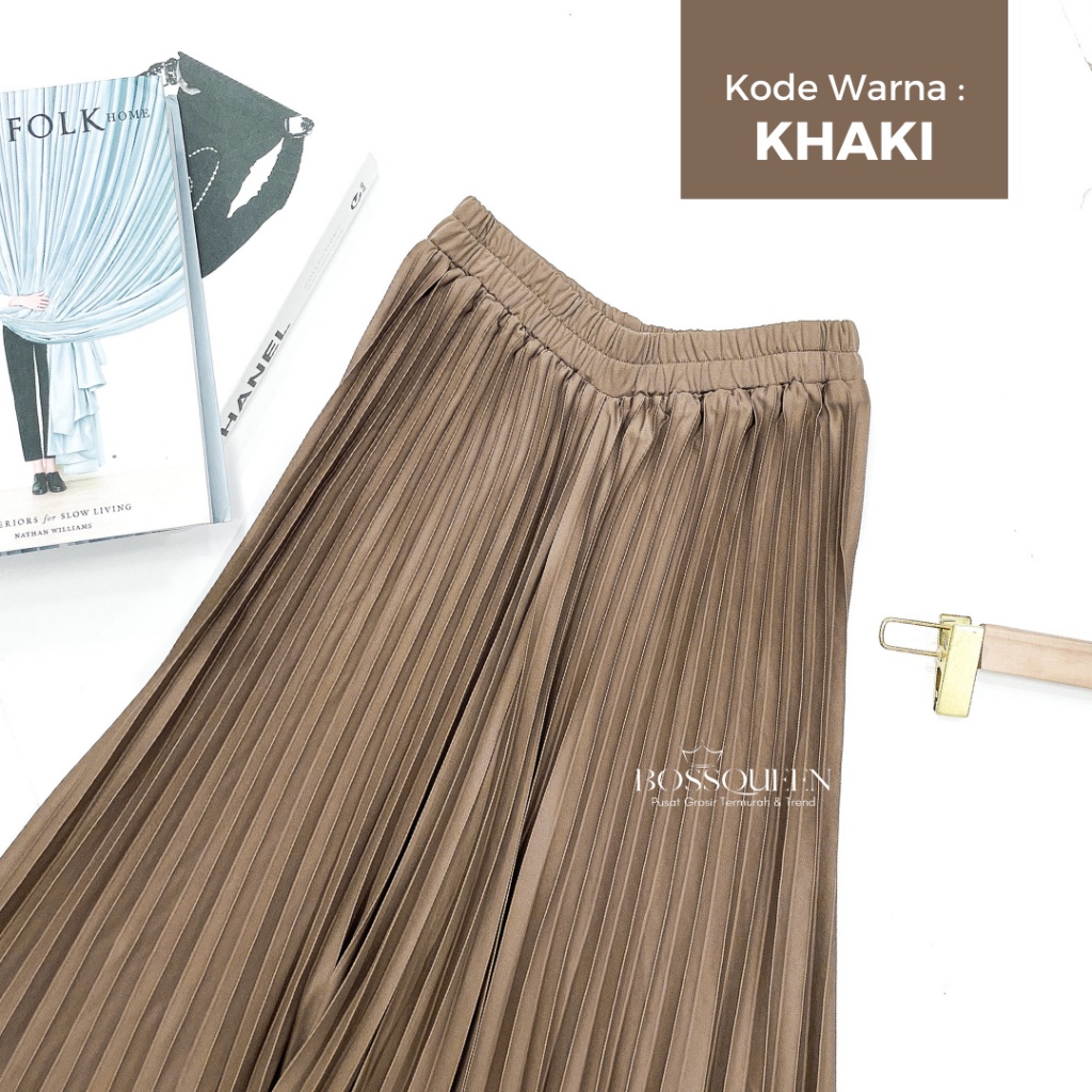 Rok Plisket Panjang 100 cm ( SPECIAL EDITION ) / Pleated Skirt / Rok Rempel Besar / Rok By Mardhatil