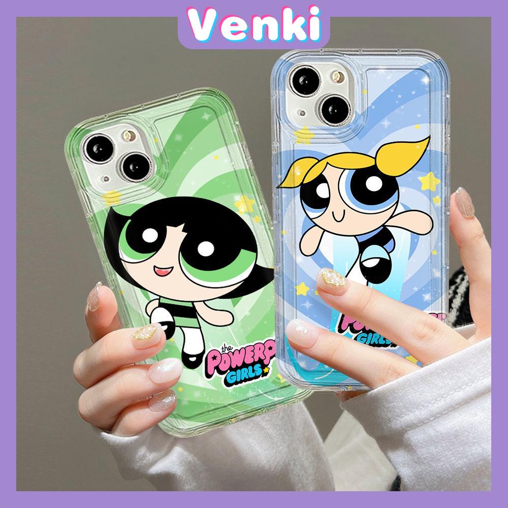 VENKI - For iPhone 11 Case Clear Phone Case TPU Soft Case Airbag Shockproof Protection Camera Cute Little Girl Compatible with iPhone 14 13 Pro Max iPhone 12 Pro Max XR XS 7 8Plus